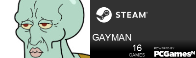 GAYMAN Steam Signature