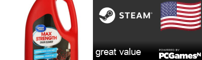 great value Steam Signature