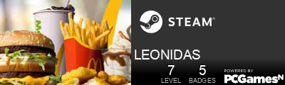 LEONIDAS Steam Signature