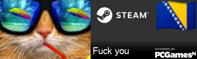 Fuck you Steam Signature