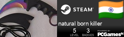 natural born killer Steam Signature