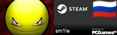 sm1le Steam Signature