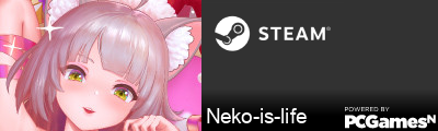 Neko-is-life Steam Signature