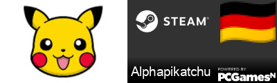 Alphapikatchu Steam Signature