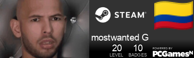 mostwanted G Steam Signature