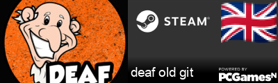 deaf old git Steam Signature