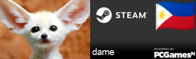 dame Steam Signature