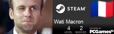 Wati Macron Steam Signature