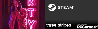 three stripes Steam Signature