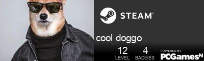 cool doggo Steam Signature