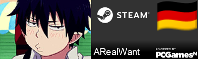 ARealWant Steam Signature