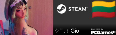 ✧ ˚ ｡⊹ Gio Steam Signature