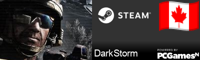 DarkStorm Steam Signature