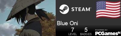 Blue Oni Steam Signature