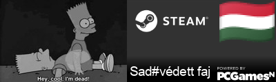 Sad#védett faj Steam Signature