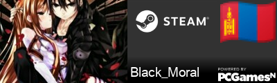 Black_Moral Steam Signature