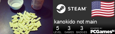 kanokido not main Steam Signature
