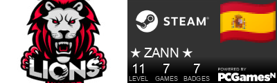 ★ ZANN ★ Steam Signature