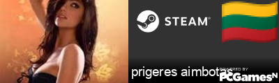 prigeres aimbotas Steam Signature
