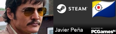 Javier Peña Steam Signature