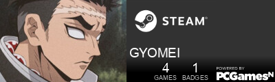 GYOMEI Steam Signature