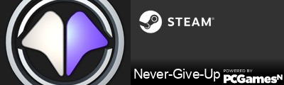 Never-Give-Up Steam Signature