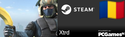 Xtrd Steam Signature