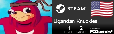 Ugandan Knuckles Steam Signature