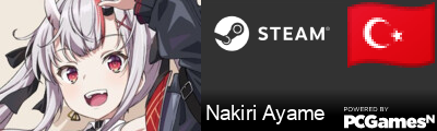 Nakiri Ayame Steam Signature