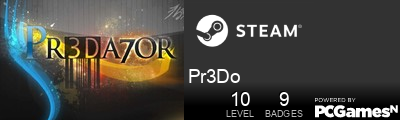 Pr3Do Steam Signature