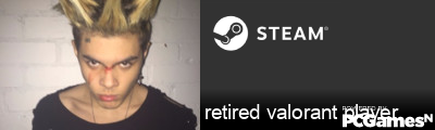 retired valorant player Steam Signature
