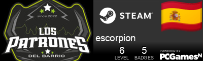escorpion Steam Signature