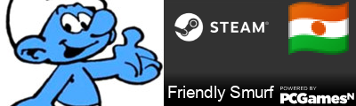Friendly Smurf Steam Signature