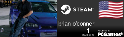 brian o'conner Steam Signature