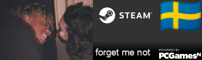 forget me not Steam Signature