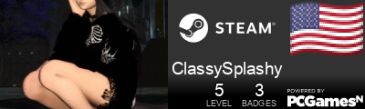 ClassySplashy Steam Signature