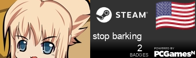 stop barking Steam Signature
