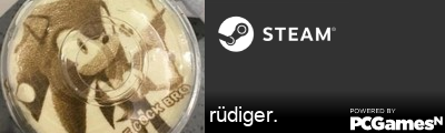 rüdiger. Steam Signature