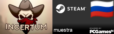 muestra Steam Signature