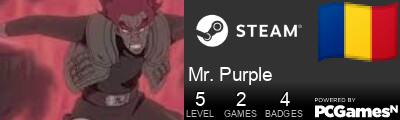 Mr. Purple Steam Signature