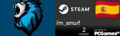 i'm_smurf Steam Signature