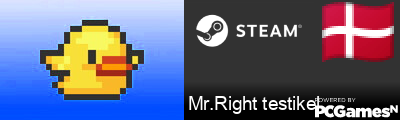 Mr.Right testikel Steam Signature