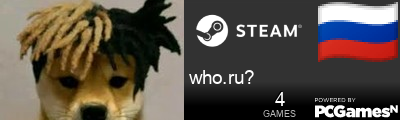 who.ru? Steam Signature