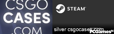 silver csgocases.com Steam Signature