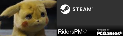 RidersPM♡ Steam Signature