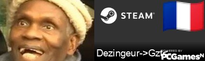 Dezingeur->Gzt<- Steam Signature