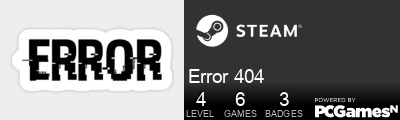 Error 404 Steam Signature