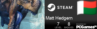 Matt Hedgern Steam Signature