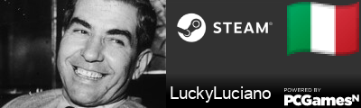 LuckyLuciano Steam Signature