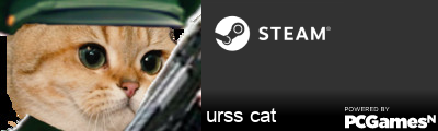 urss cat Steam Signature